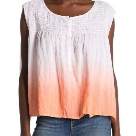 Free People Little Bit Of Something Ombre top M - Picture 8 of 8